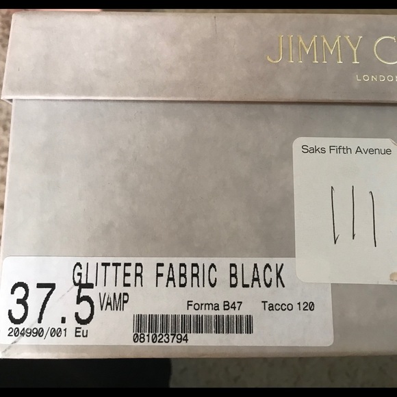 Jimmy Choo Vamp Glitter Sandals - Picture 5 of 5